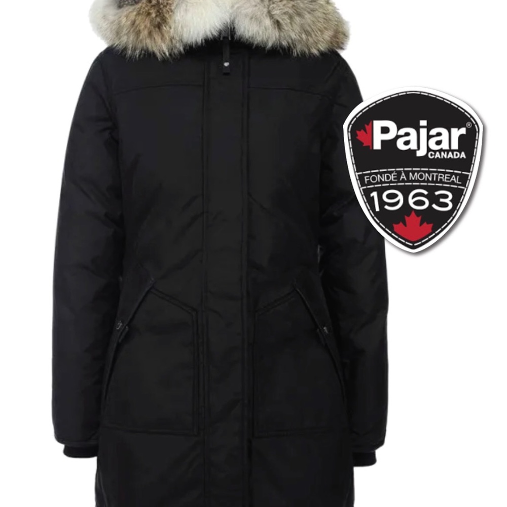 Pajar Catherine Duvet Parka Coat with real fur trim in size L